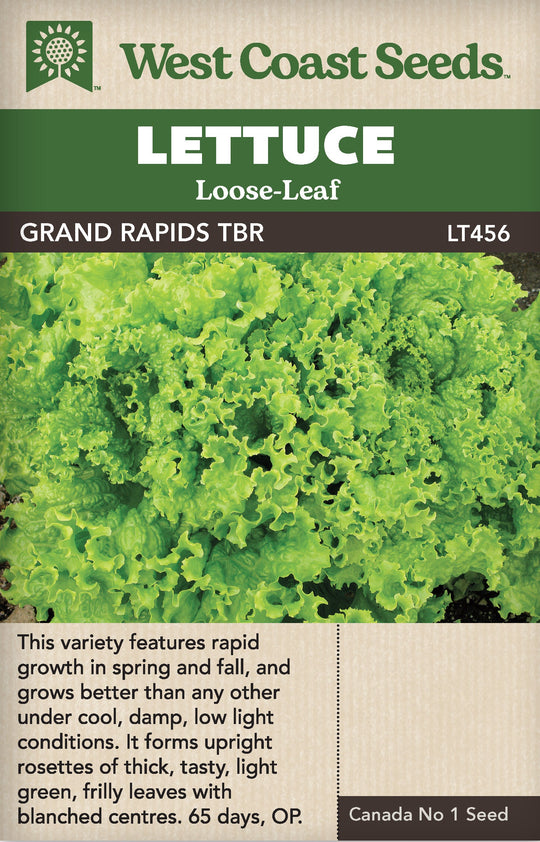 Lettuce Grand Rapids TBR - West Coast Seeds