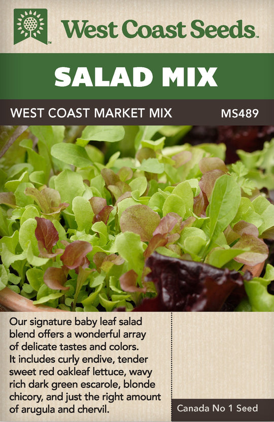 Salad Mix West Coast Market - West Coast Seeds