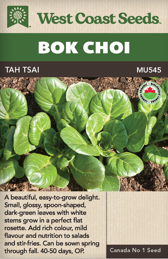 Organic Mustard Tah Tsai - West Coast Seeds