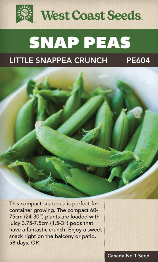 Peas Little Snappea Crunch - West Coast Seeds