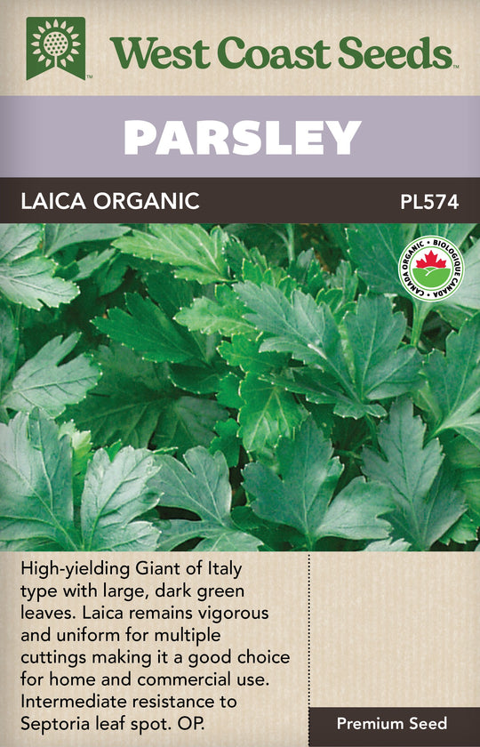 Organic Parsley Laica - West Coast Seeds