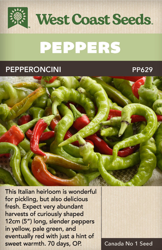 Pepper Pepperoncini - West Coast Seeds