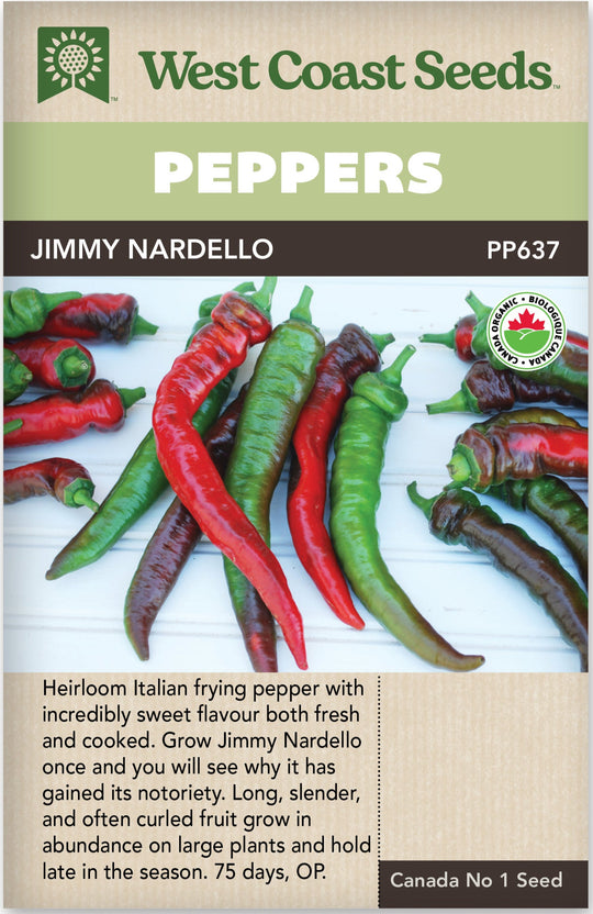 Pepper Jimmy Nardello - West Coast Seeds