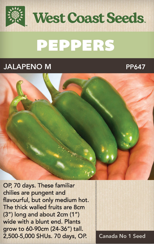 Pepper Jalapeno M - West Coast Seeds