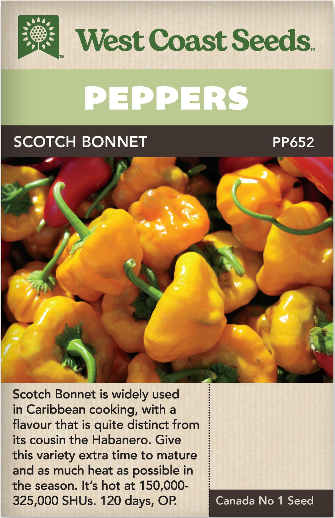 Pepper Scotch Bonnet - West Coast Seeds