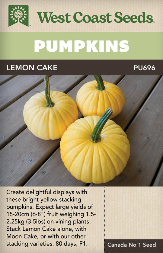 Pumpkin Lemon Cake  - West Coast Seeds