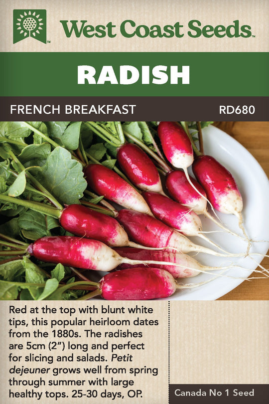 Radish French Breakfast - West Coast Seeds