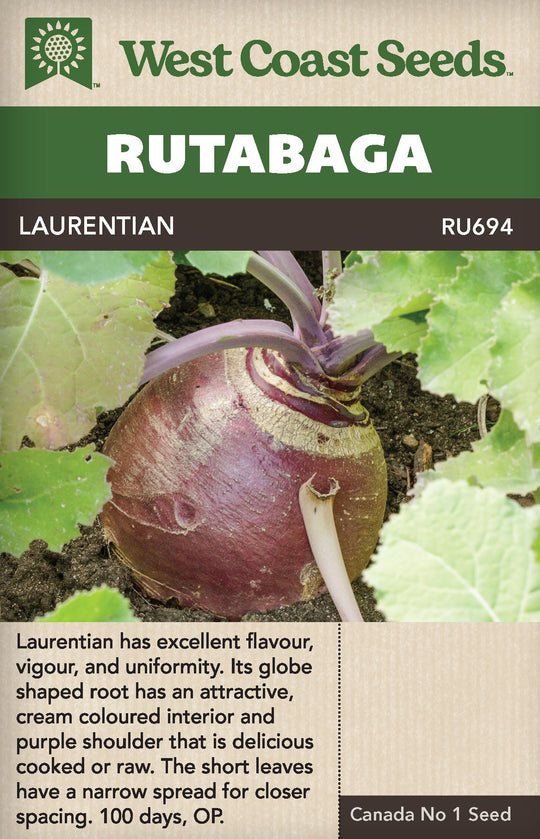 Rutabaga Laurentian - West Coast Seeds