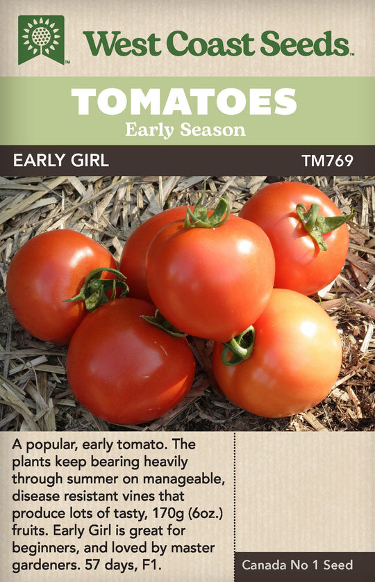 Tomato Early Girl - West Coast Seeds