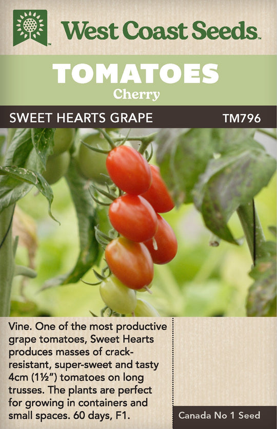 Tomato Sweet Hearts Grape - West Coast Seeds