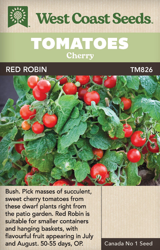 Tomato Red Robin - West Coast Seeds