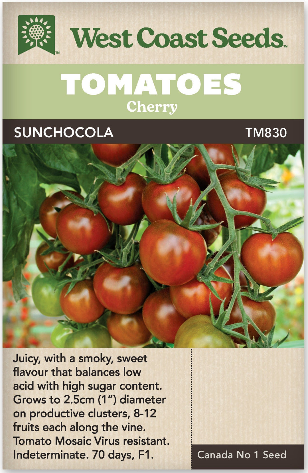 Tomato Sunchocola - West Coast Seeds