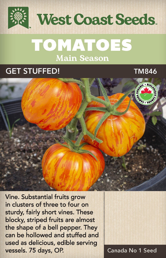 Organic Tomato Get Stuffed! - West Coast Seeds
