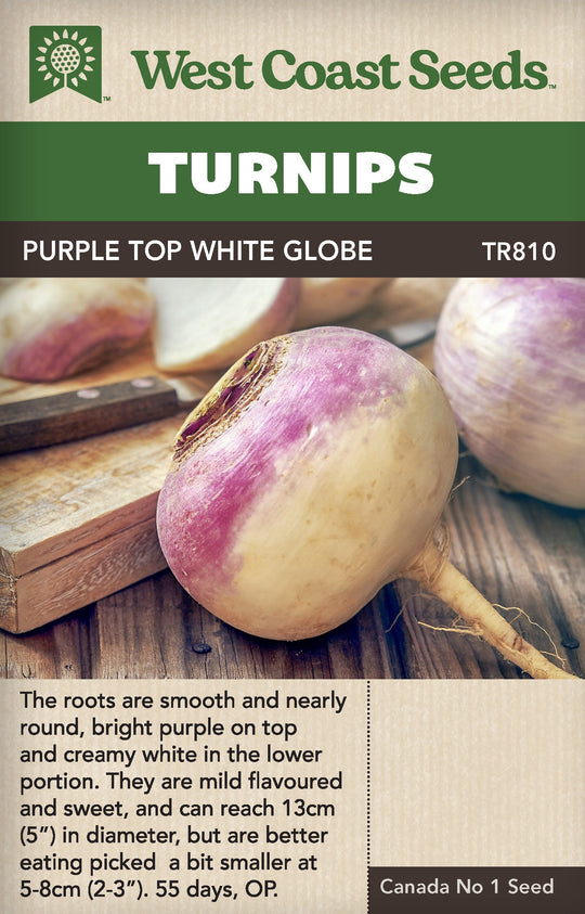 Turnips Purple Top - West Coast Seeds
