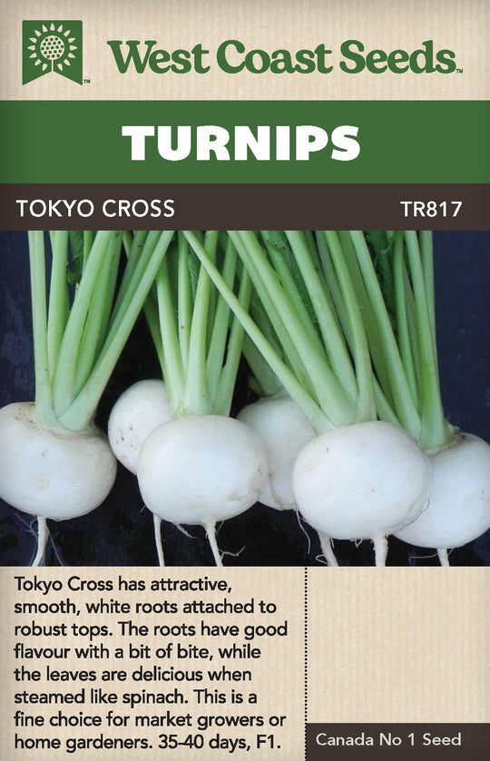 Turnip Tokyo Cross - West Coast Seeds