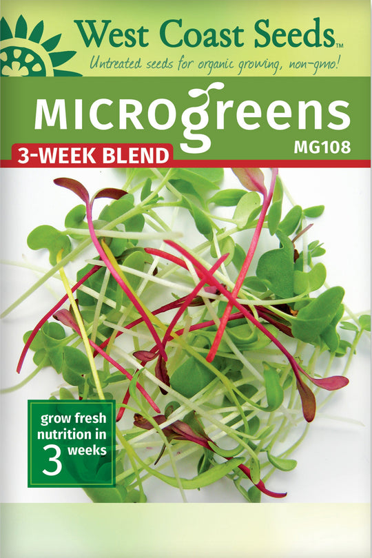Microgreen Three Week Blend - West Coast Seeds