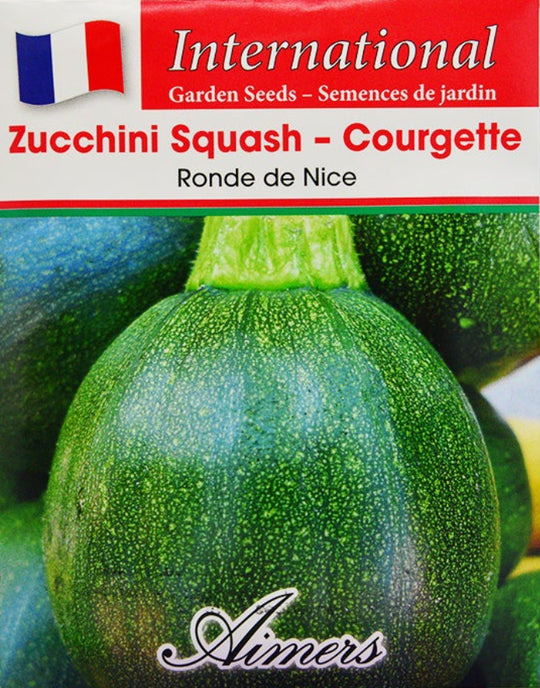 Zucchini Ronde de Nice International - Aimers Seeds