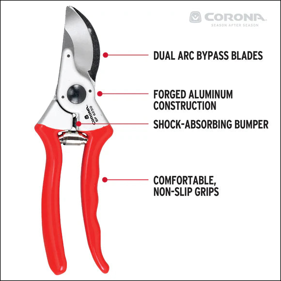 Corona BP 6250 Aluminum Bypass Pruner, 1-Inch Cut Capacity