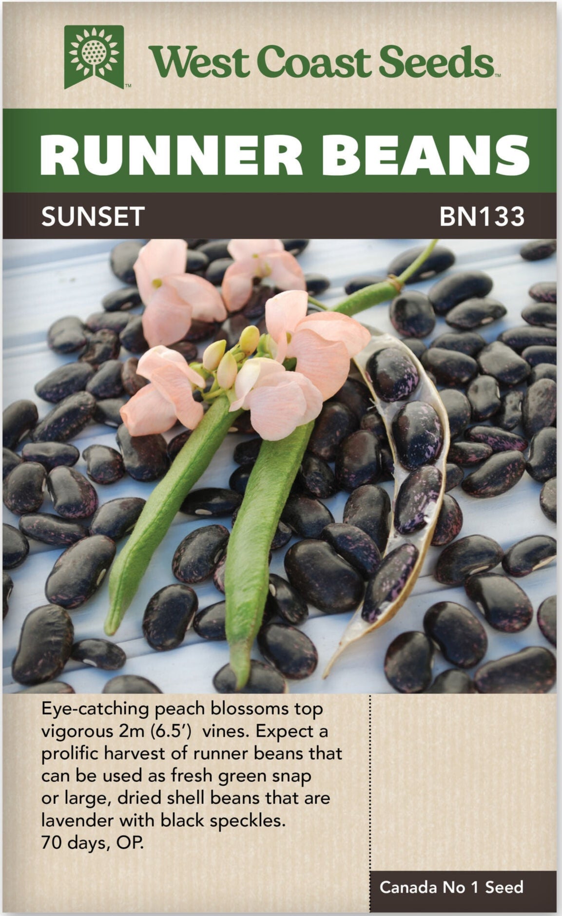 Runner Bean Sunset - West Coast Seeds