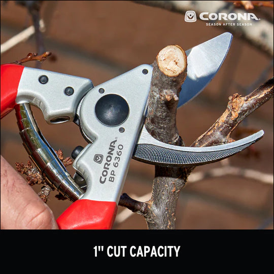 Corona BP 6360 Aluminum Angled Bypass Pruner, 1 in. Cut Capacity