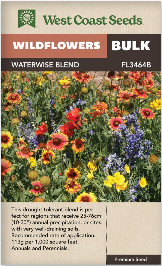 Wildflowers Waterwise Blend Bulk - West Coast Seeds