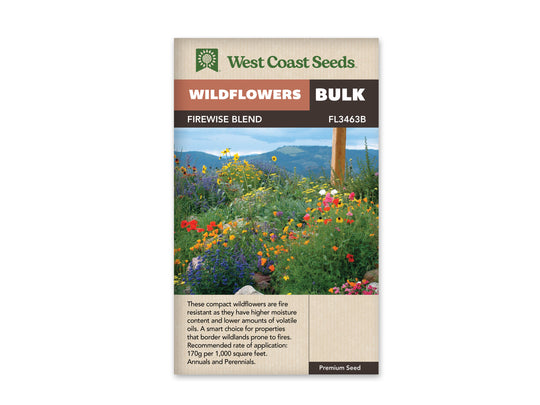 Wildflowers Firewise Blend Bulk - West Coast Seeds