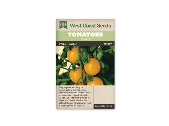 Tomato Cherry Sweet Gold - West Coast Seeds