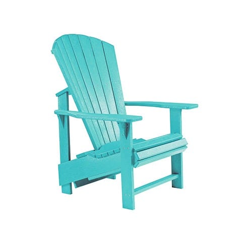 C03 UPRIGHT ADIRONDACK Turquoise CR PLASTICS