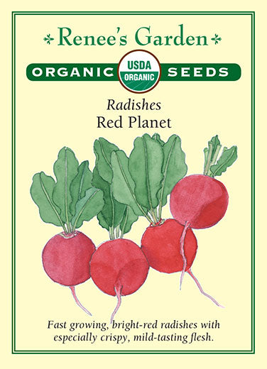 Organic Radish Red Planet - Renee's Garden