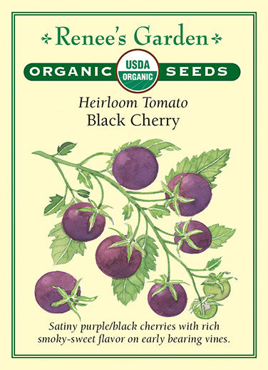 Organic Tomato Black Cherry - Renee's Garden