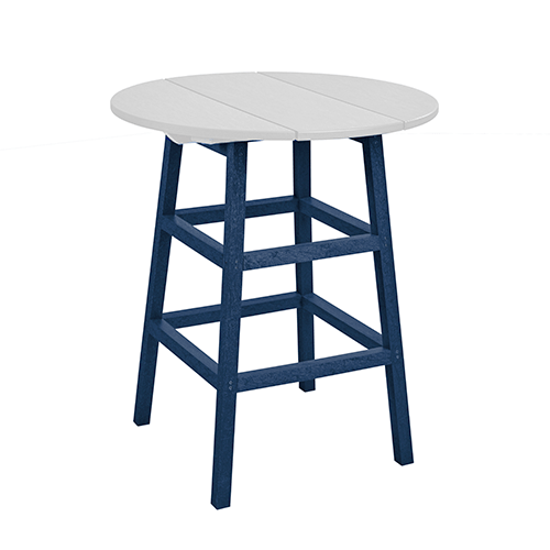 37" Counter Table Legs | TB03C NAVY-20