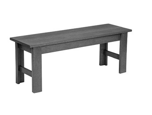 4' Basic Bench - B12 SLATE GREY-18