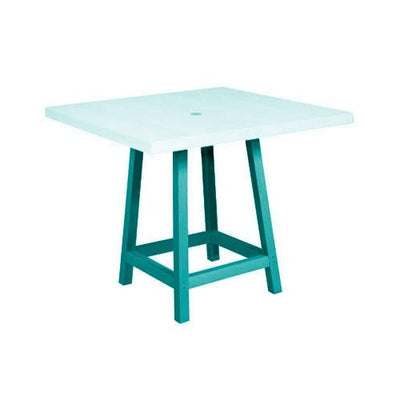 TB23 40" PUB LEGS (for use with TT13 only) TURQUOISE 09 CR PLASTICS OUTDOOR FURNITURE