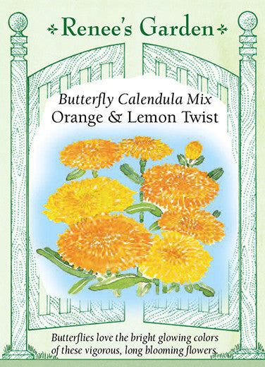 Calendula Orange/Lemon Twist - Renee's Garden