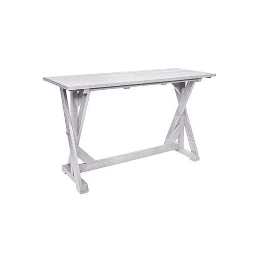 CR PLASTICS T202 72" BAR TABLE WHITE