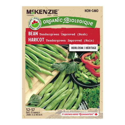 Organic Bean Tendergreen Improved (B) - McKenzie Seeds