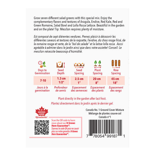 Mesclun Gourmet Greens Mix - McKenzie Seeds