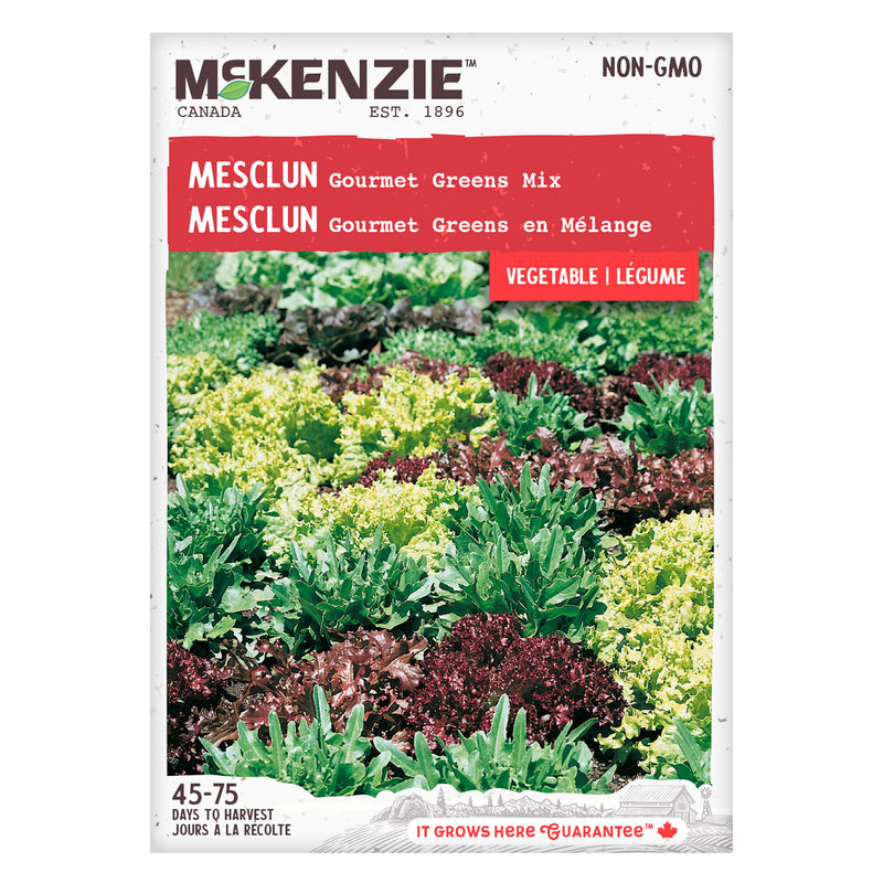 Mesclun Gourmet Greens Mix - McKenzie Seeds
