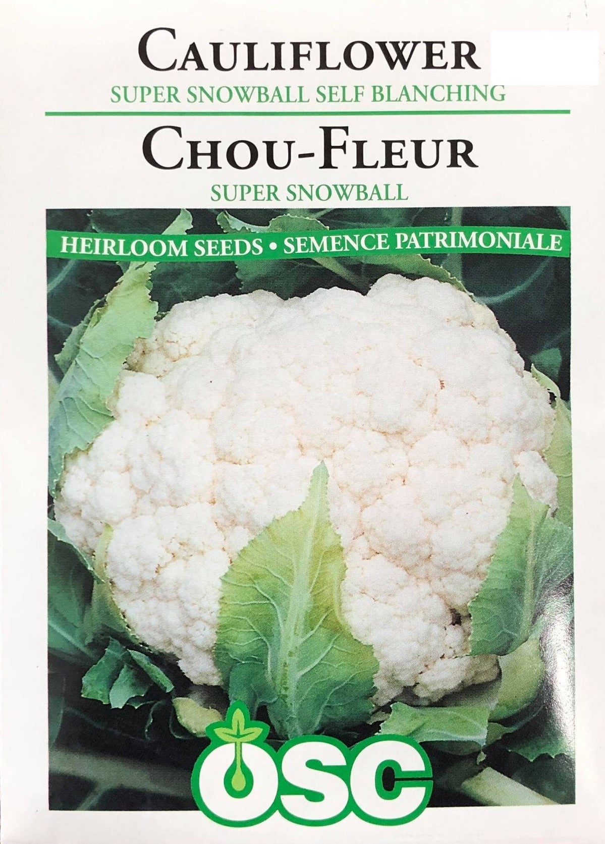 Cauliflower Super Snowball - Ontario Seed Company