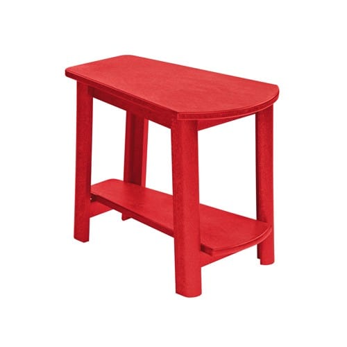 CR PLASTICS T04 ADDY SIDE TABLE RED