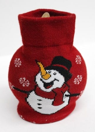 Amaryllis - Wax Christmas Sweater Gifts Snowman (Red)