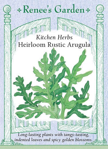 Arugula Heirloom Rustic Kitchen Herbs - Renee's Garden Seeds