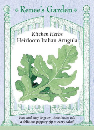 Arugula Italian Kitchen Herbs - Renee's Garden Seeds