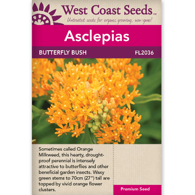 Asclepias Butterfly Bush - West Coast Seeds