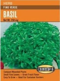Basil Fino Verde - Cornucopia Seeds