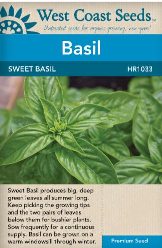 Basil Sweet Basil - West Coast Seeds