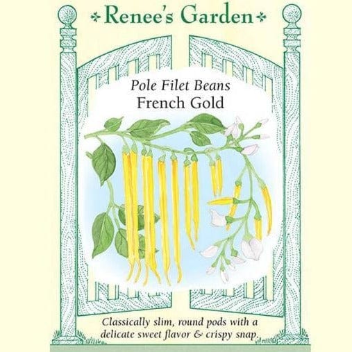 Pole Beans French Gold - Renee's Garden