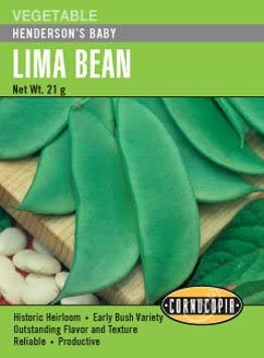 Bean Henderson's Baby Lima - Cornucopia Seeds