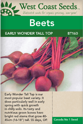 Beets Early Wonder Tall - West Coast Seeds