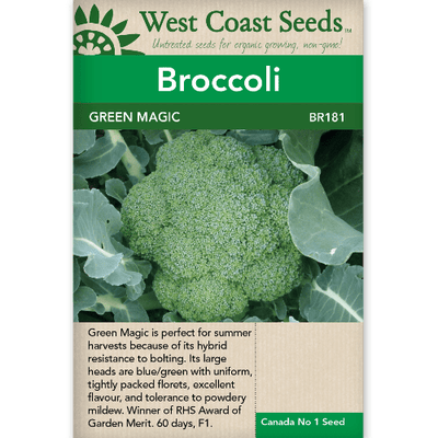 Broccoli Green Magic - West Coast Seeds